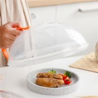 Tapa De Alimentos Para Microondas Resistente Al Calor Con Ventilación Protector Anti-Salpicaduras De Cocina Transparente Y Gruesa - details 5