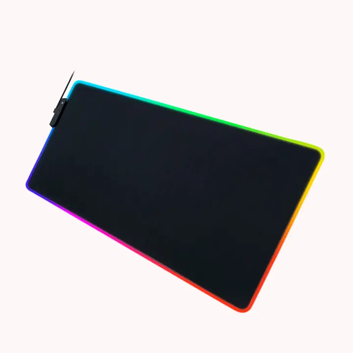 Alfombrilla de Ratón para Juegos Victsing, Resistente Al Agua y Antideslizante, Base de Goma, Iluminación RGB - 1