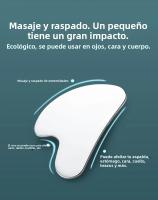 Tablero De Guasha En Forma De Corazón De Acero Inoxidable Herramienta De Masaje Facial Para Eliminar Acné Accesorio De Cuidado De La Piel Beauty Гуаша Скребок - details 3