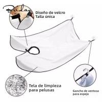 1pc Apron De Barba Para Hombres Capa De Corte De Pelo Con Espejo De Sución Creativo Para Salón De Peluquería Y Hogar - details 5
