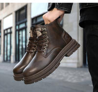 Botas De Hombre Cuatras Estaciones Suela Suave Antideslizante Casual Botas De Trabajo Al Aire Libre Botas Clásicas Joker Juventud De Cuero - details 15