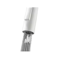 White, Cold, Hot, Swivel, Dual Function, Vegetarian Sink Kitchen Faucet, Pull Out. 210*50*430mm - details 1