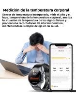 Reloj Inteligente Para Hombres 2025 Con Medición De Presión Arterial Salud Pulsada Terapéutica Uric Acid Lipids Cuidado Del Cuerpo Impermeable - details 22