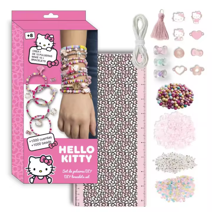Bisuteria Set Pulsera Hello Kitty 13.0 X 28.5 X 4.0 Cm (Cerdá 2500003471) - 1