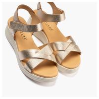 Sandalias planas de Mujer PITILLOS 11292 ORO SANDALIA PALA CRUZADA ORO 38454 26V - details 4