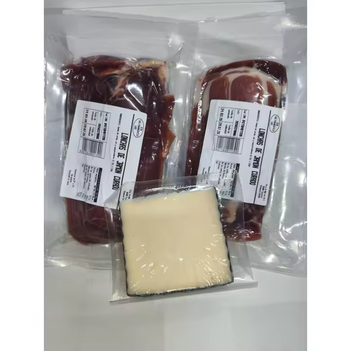 LONCHAS DE JAMON CURADO GRAN RESERVA ESPUÑA 1K + QUESO DE REGALO - 1