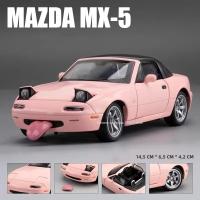 Modelo De Coche De Aleación MX5 a Escala 1/32 Simulación Alta Con Lengüeta Ruedas Que Pueden Girar Vehículo De Juguete De Metal Para Adultos Regalos - details 6
