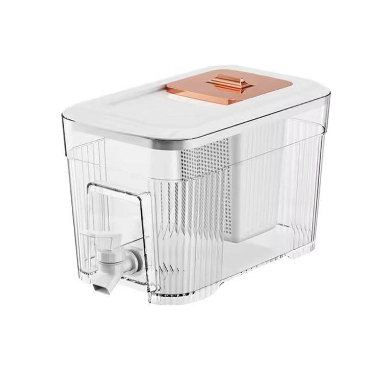 Caraffa De Agua Fría De 6L Con Grifo Para Refrigerador Dispensador De Bebidas Frías Ecológico Para El Verano - 1