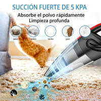 Aspiradora sin Cable Inalámbrica de 120 W, Portátil, Inalámbrica, para el Hogar, con Succión Potente y Práctica, Adecuado para La Limpieza Del Hogar y Del Coche. - details 2