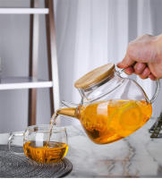 TEPODRA 1/1.8L Juguete De Vidrio Transparente Con Tapa De Bambú Tejado Resistente Al Calor Juguete De Vidrio Grueso Puer Kettle - details 5
