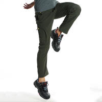 Pantalones Térmicos De Fleece Para Hombres 2024 Impermeables Resistentes Al Viento Para Trabajar Al Aire Libre Caminatas Y Camping En Invierno - details 9