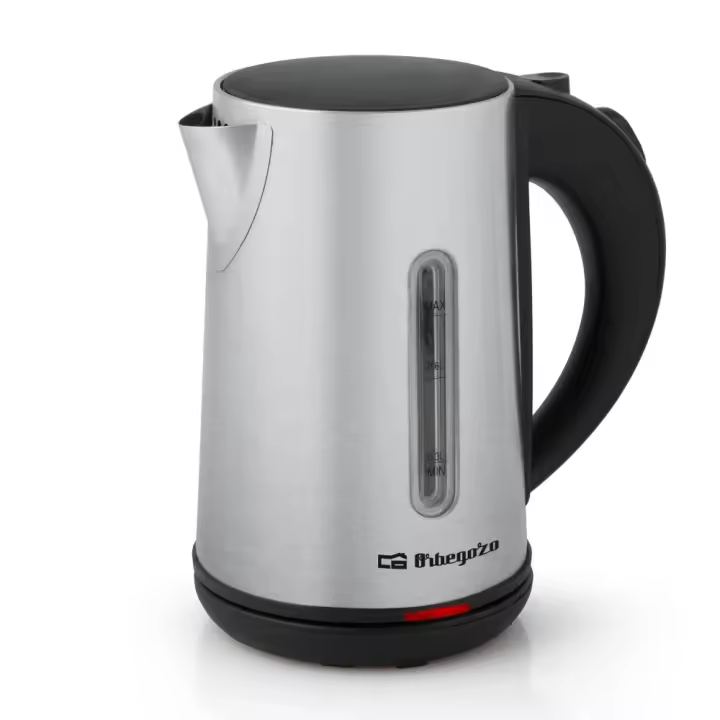 Orbegozo KT6022 tetera eléctrica 0,8 L 1100 W Negro, Acero inoxidable - 1
