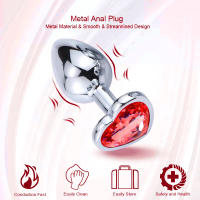Juego De 3 Tamaños De Tacos Anal De Metal Para Mujeres Y Hombres Juguete Sexual Para Parejas Juego De Masturbación Diamond Sex Shop - details 3