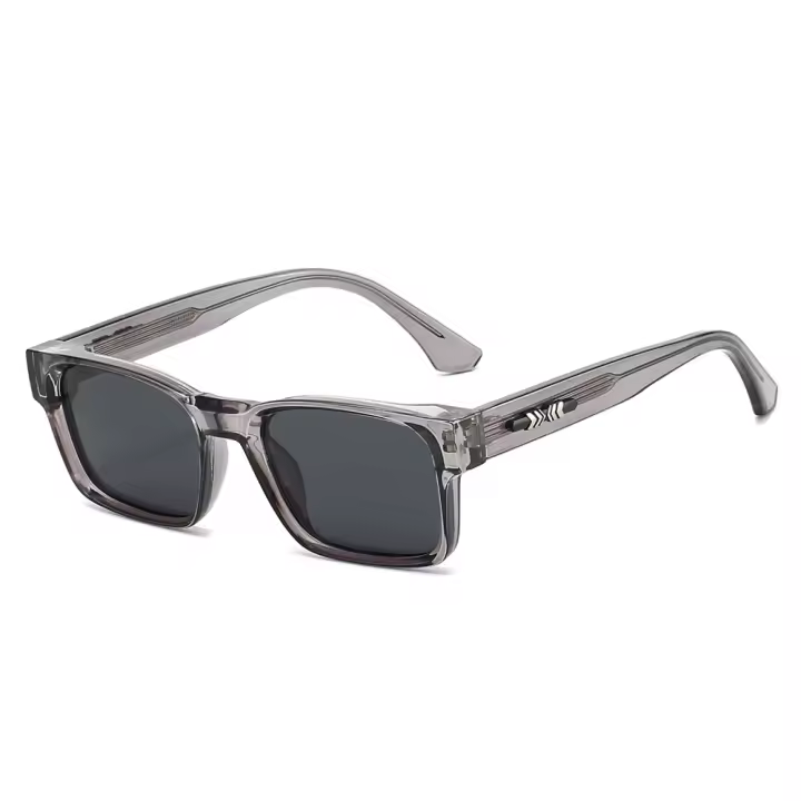 Gafas De Sol Polarizadas Cuadradas De Calidad Para Hombres Y Mujeres Con Corazón De Metal UV400 Para Viajes Senderismo Playa Pesca Lentes De Polipropileno - 1