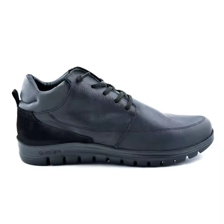Botines de Piel Negros - Tacón - Becool - 1
