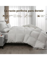 Relleno Nórdico Pluma Pato 250 Gr/m2 Eider - calidad excelsa 90% plumón pato blanco de máxima calidad y 10% pluma de pato, Color Blanco para Cama 90cm 105cm 135cm 150cm 180cm - details 2