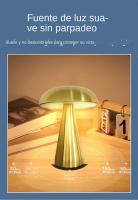 Lámpara De Noche LED Retro Con Sensor De Toque En Forma De Setas Recargable Para Decoración De Dormitorio Restaurante Bar - details 6