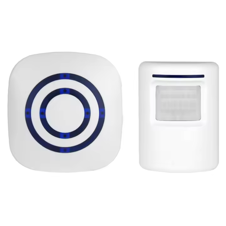 Timbre De Puerta Inalámbrico Sensor De Seguridad Llamada Bell Notificación Bell Ping Pong Prevenção De Segurança Sensor De Movimiento Inalámbrico - 1