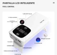 Máquina De Uñas 45000RPM 3-en-1 Portátil Secador Con 9 LEDs Profesional Torno Eléctrico Con Luz UV Herramientas De Manicura - details 7