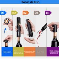 Abrevidrio Eléctrico Recargable Automático O Con Baterías Herramienta De Apertura De Botellas De Vino Para Cocina Y Bar Eco-amigable - details 5