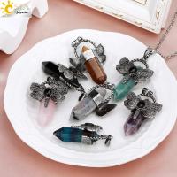 Collar De Delfín Natural Piedra Cristal Colgante Sanación Fluorita Labradorita Amatista Joyería Unisex Tendencia H479 - details 18