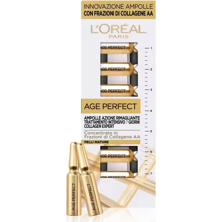 L'Oréal AGE PERFECT Clásico Colágeno Expert Ampollas 7 días efecto tensor. - 1