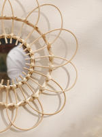 Espejo De Pared Hecho a Mano Con Diseño De Girasol Decoración Artística Para Dormitorio Y Sala De Estar Regalo Aesthetic - details 6