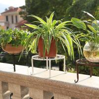 Soporte De Hierro Para Plantas 1 Pieza Estante De Jardín Interior Y Exterior Para Macetas Colgantes Y Plantas De Balcones Rack De Exhibición - details 5