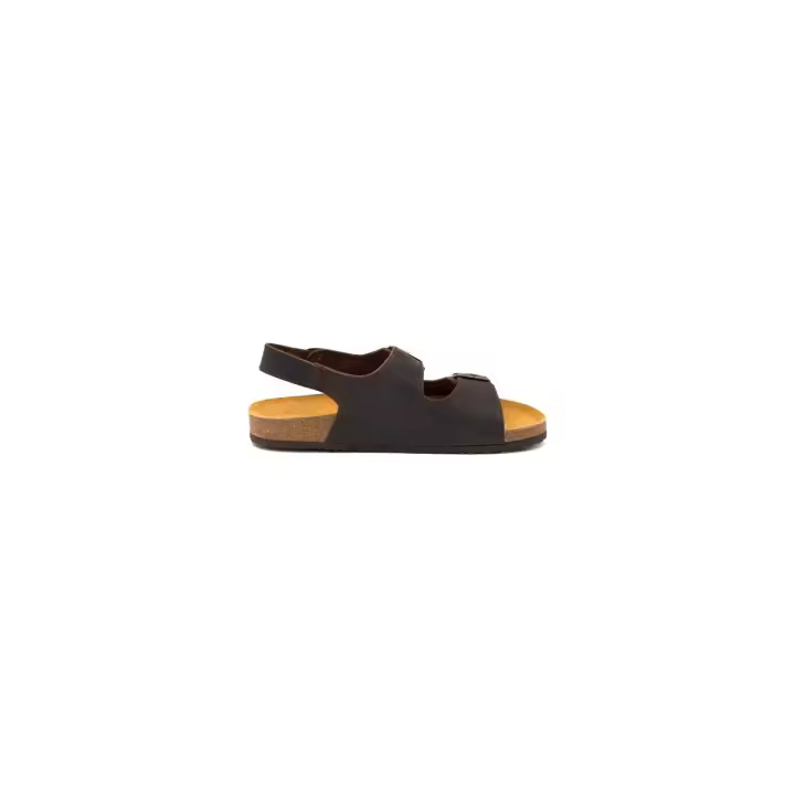Sandalias Bio de hombre de piel marrones by Casual Piel Piel Bio de Piel - 1