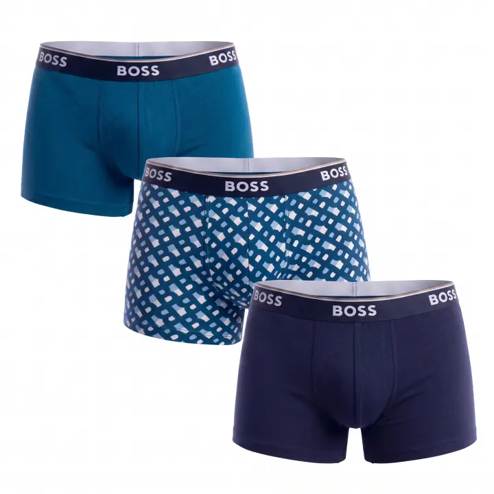Hugo Boss-Pack 3 Bóxer Hombre de Algodón Elástico 50554443 - 1