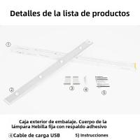 Lámpara Nocturna LED Recargable Con Sensor De Movimiento 20-50cm Para Armario Cocina Dormitorio Sensor Humano Luz De Vino - details 8