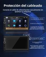 Reproductor Multimedia Para Coche HIPPBQCC 7' 1 Din Carplay Android Auto Pantalla Táctil HD FM AUX Entrada Bluetooth MirrorLink Universal - details 7