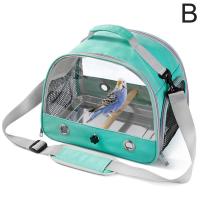 Mochila Portátil Para Perros Con Percha Y Ventana Lateral Plegable Pequeña Caja De Viaje Para Mascotas Suministros De Jaula Para Pájaros - details 11