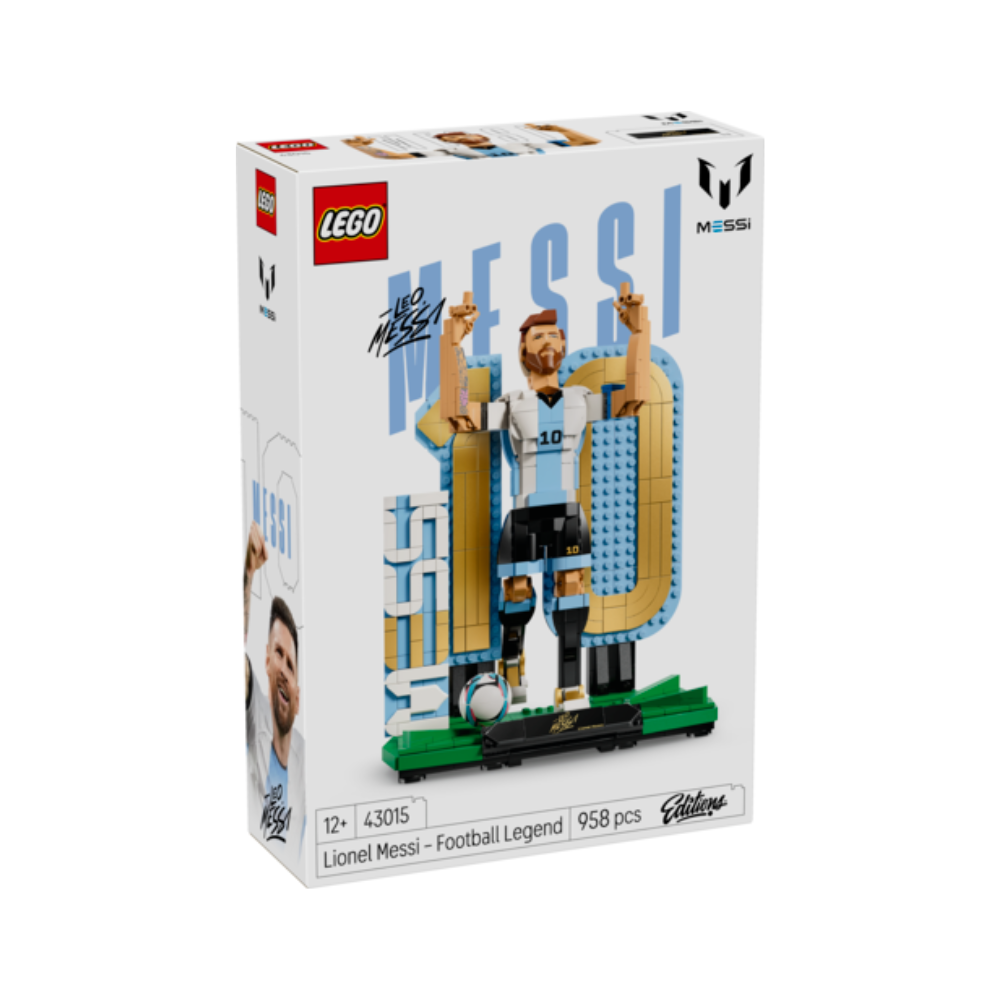 LEGO EDITIONS - LIONEL MESSI - LEYENDA DEL FÚTBOL, 43015, TIENDA CON LICENCIA OFICIAL, ENVÍO 24-48H PENÍNSULA, JUGUETES, LADRILLOS, BRICKS, PIEZAS, BLOQUES, CONSTRUCCIONES, DEPORTE, JUGADOR