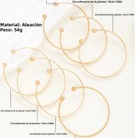 Juego De 7 Pulseras De Cuff De Metal Para Mujer Elegantes En Oro Y Plata Abiertas Moda Bohemia Joyería De Fiesta Trendy - details 2