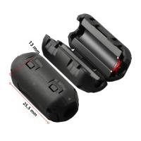 Anillo De Filtro De Supresor De Ruido De Ferrita TDK 5mm Para Cable Clip on Antijamming Material Magnético Suave Densidad 4.9 (g/cm3) Color Negro - details 1