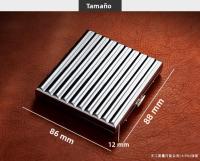 Caja De Cigarrillos De Metal Para Hombres 20 Piezas Capacidad Grande Anti-Pressure Resistente a La Humedad Con Ranura De Tarjeta Corrugada - details 3