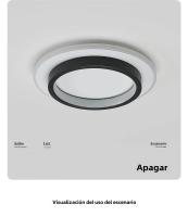 Lámpara De Techo Moderna Y Sencilla LED Decorativa Nórdica Luces De Interior Para Sala De Estar Dormitorio Pasillo Material Metálico Y Acrílico - details 5