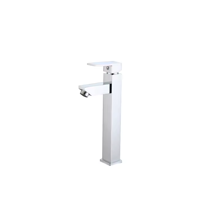 DP GRIFERÍA Grifo Lavabo Alto Serie Amazonas Base de Latón Cartucho Cerámico Cromado - 1