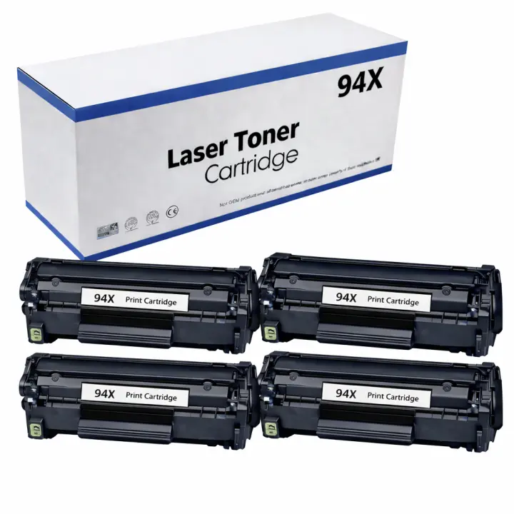 Pack 4 Cartuchos de Toner compatible con HP CF294X 94X CF294A 94A para HP LaserJet Pro MFP M118, MFP M118dw, MFP M148, MFP M148dw, MFP M148fdw - 1