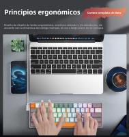 TECLADO MECÁNICO GAMING REDRAGON L61-B RGB USB Mini 61 Teclas Para Jugador Con Bolígrafo De Mano Grande 1.2X Mayor Tecladillo Ergonómico Para PC Y Laptop - details 2