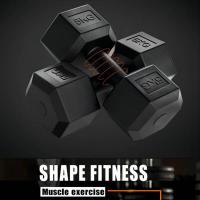 Juego De 2 Mancuernas Hexagonales Con Revestimiento De Vinilo, De 2,5 A 10 Kg, Para Culturismo Y Fitness, Para Hombres En El Gimnasio En Casa - details 3