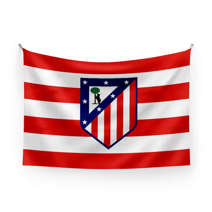 Bandera Grande Atlético de Madrid a Rayas 76358 - 1