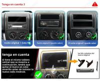 Radio De Coche Con CarPlay Y Android Auto Para Fiat Ducato 2006 Pantalla IPS 9'' Android 14 Multimedia GPS Estéreo BT Memoria RAM 2G ROM 2G - details 4