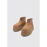UGG Classic Mini Dipper Botines Con Plataforma Mujer Cuero - details 0