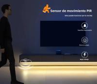 Tira LED Impermeable 2835 Con Sensor De Movimiento Pir Adaptador De Energía EU US 110V 220V a 12V Luz De Armario Inferior - details 0