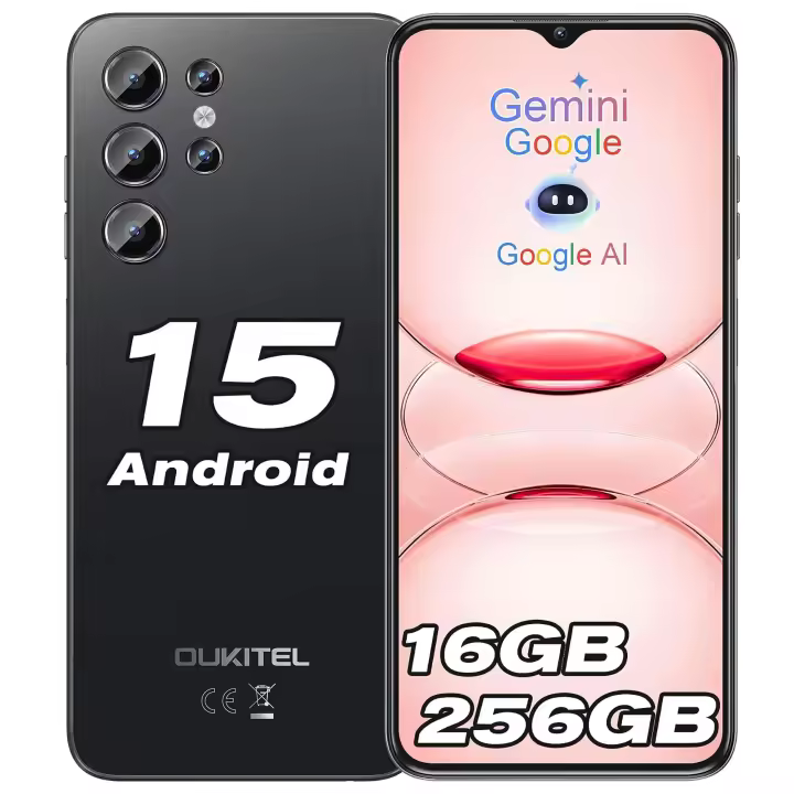 oukitel C1 Pro Teléfono Móvil 6.52" 16GB+256GB 5150mah Octa-Core Android 15 Dual sim 4G Smartphone Libre - 1