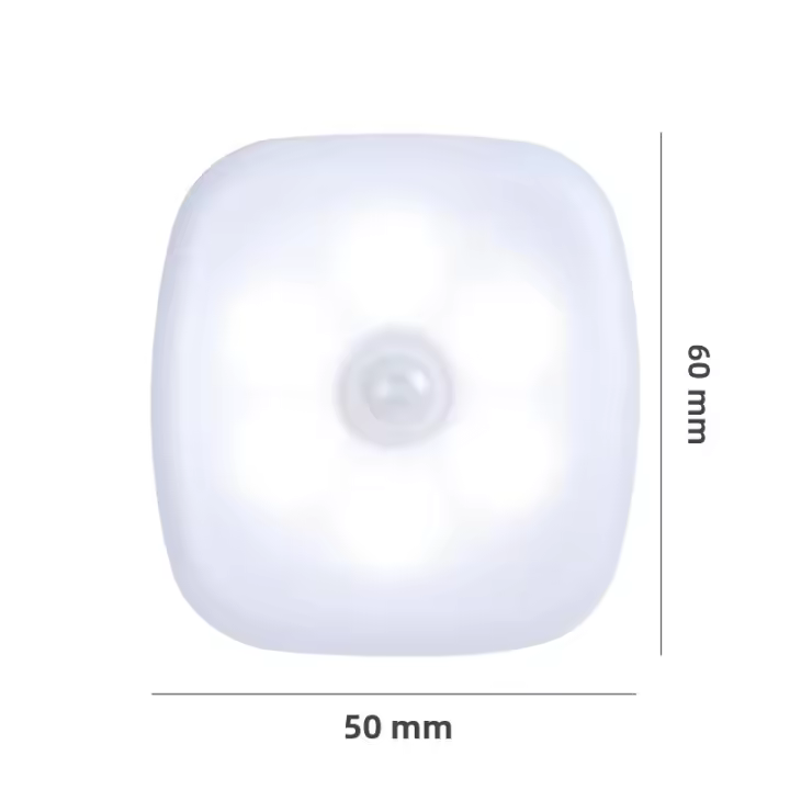 Lámpara Nocturna LED Inalámbrica Con Sensor De Movimiento EU Plug Para Habitaciones De Niños Luz Nocturna Para Camas Y Pasillos De La Casa - 1