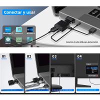 Adaptador VGA a HDMI 1080P HD Con Cable De Audio 3.5mm Para Proyector Pantalla De PC Y Portátil Convertidor De Video Y Audio Para Televisor - details 0