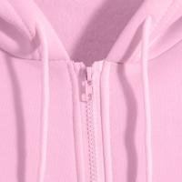 Sudadera De Mujer Con Capucha Y Cremallera De Primavera Otoño Color Sólido Manga Larga Bolsillos Cierre De Cremallera Exteriores - details 28